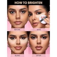 faces sheglam baked glow setting powder banana