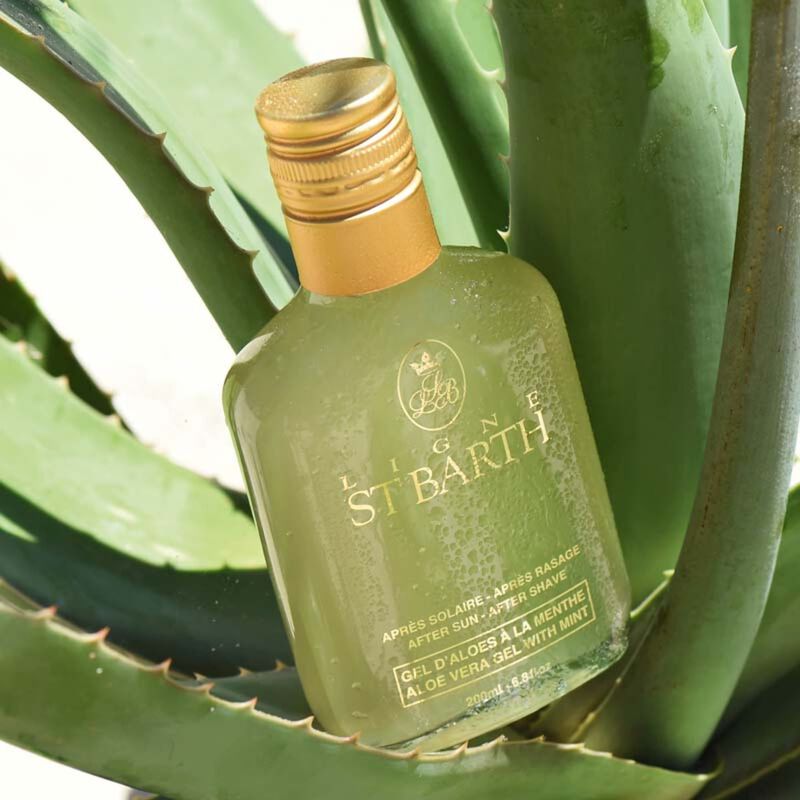 st barth aloe vera gel with mint after sunafter shave