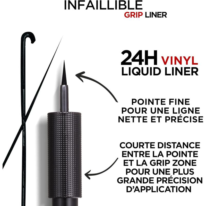 لوريال باريس eyes inf grip vinyl eyeliner