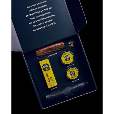 faces essential beard grooming kit lumberjack