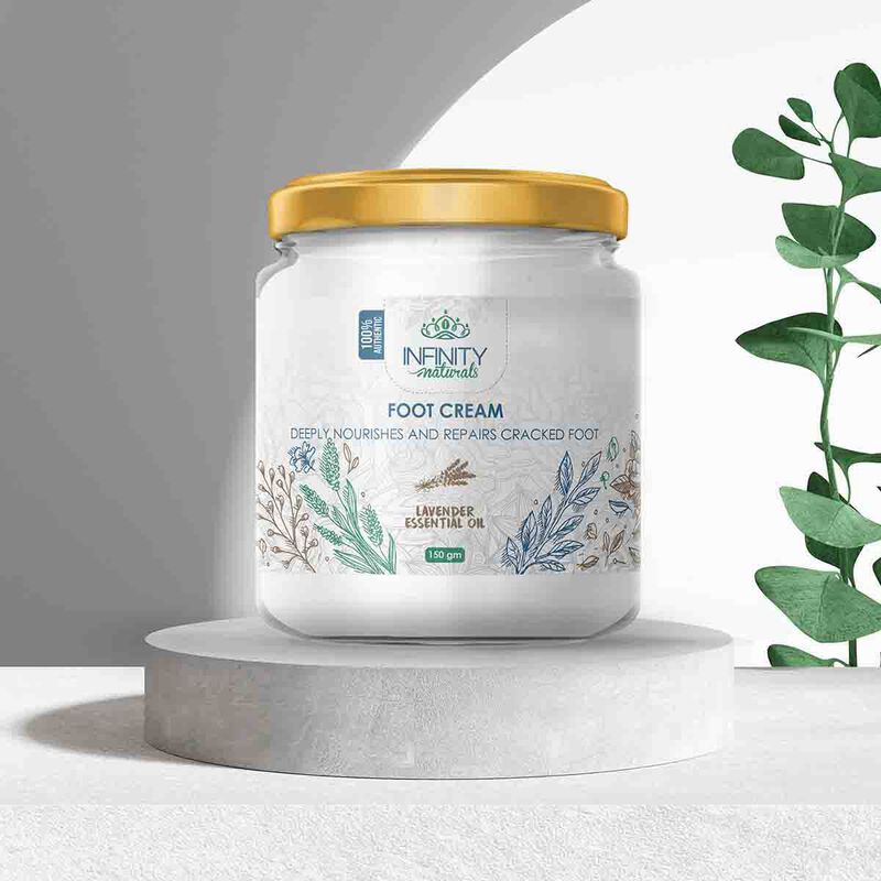 infinity natural infinity naturals foot cream lavender essential oil