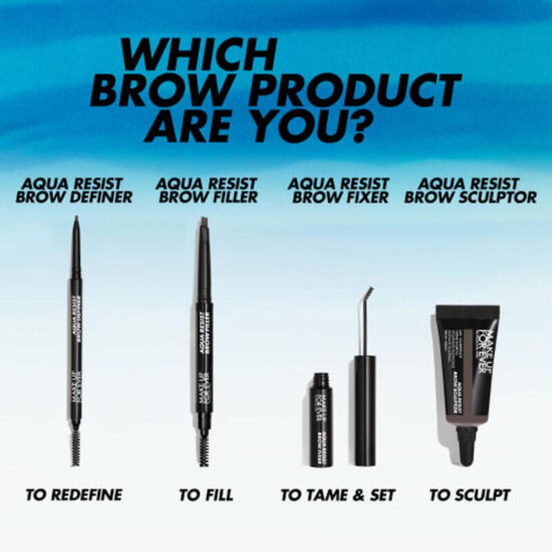 ميك اب فور ايفر معبّي حواجب أكوا ريزست 20