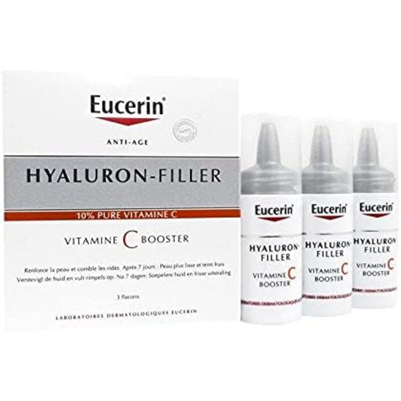 eucerin eucerin hyaluron filler vit c moisture booster 3x8ml
