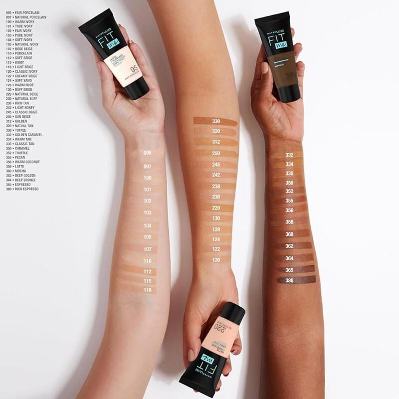 maybelline new york fit me matte & poreless foundation