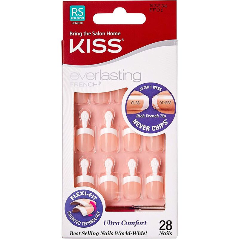 كيس kiss everlasting french nail kit  endless