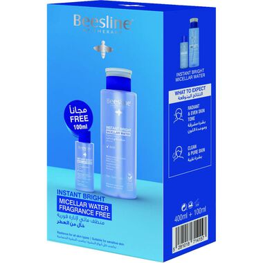 faces instant bright micellar water promopack 400 ml free 100 ml