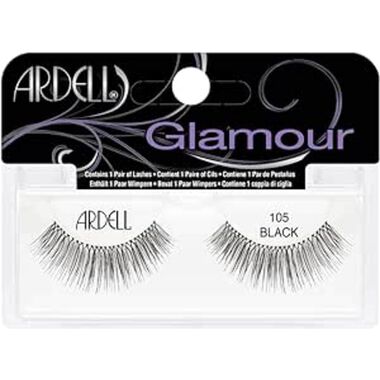 faces glamour lashes 105 black