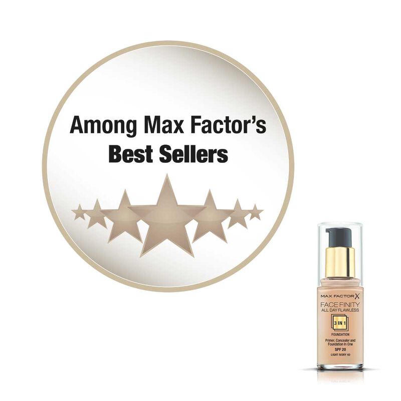 Facefinity All Day Flawless 3 in 1 Liquid Foundation max factor facefinity all day flawless 3 in 1 liquid foundation