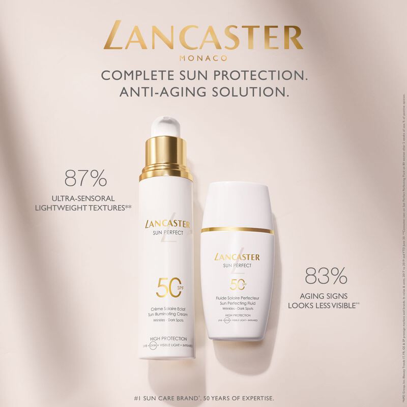 lancaster sun perfect sun perfecting fluid spf 50