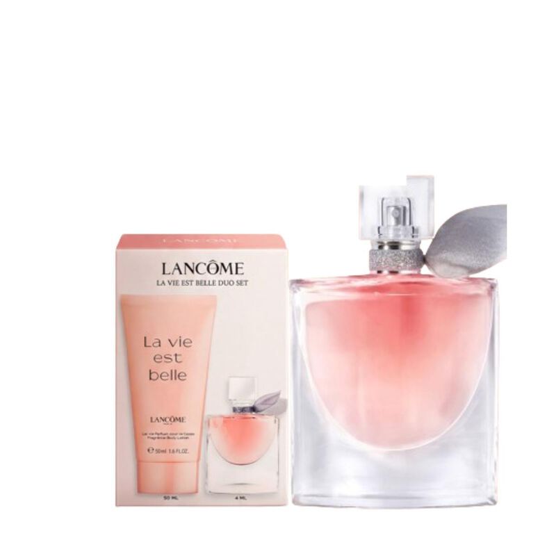 lancome la vie est belle eau de parfum 100ml + gift set