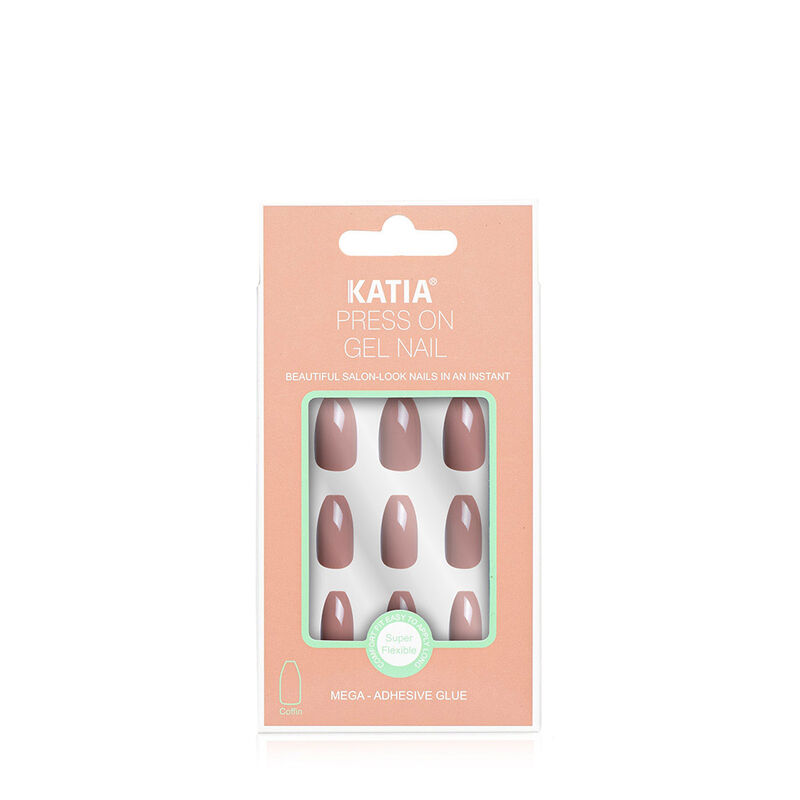 katia gorgeous press on nails coffin