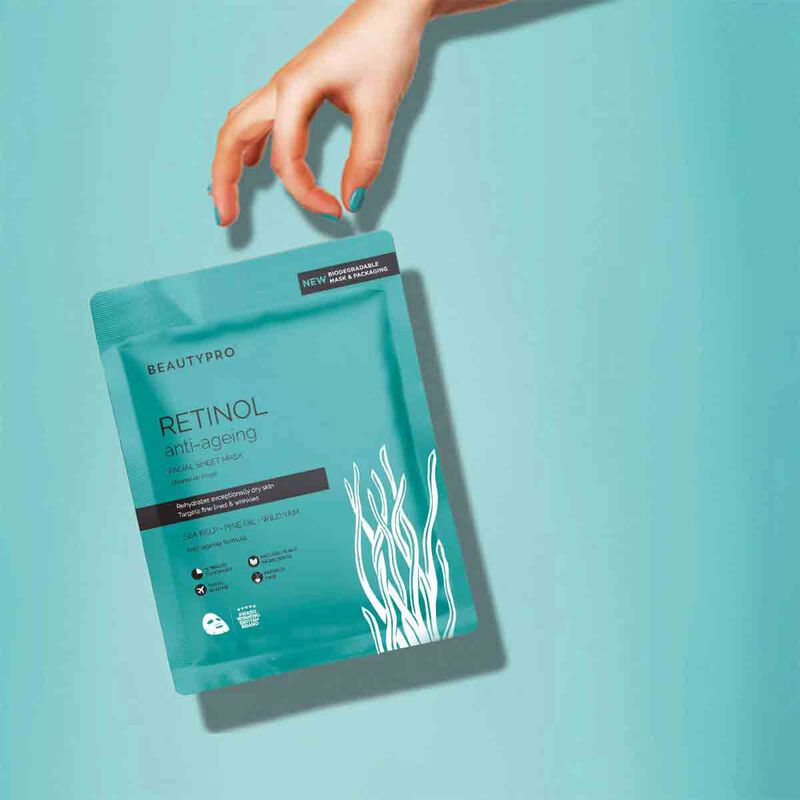 Retinol Facial Sheet Mask beautypro retinol facial sheet mask