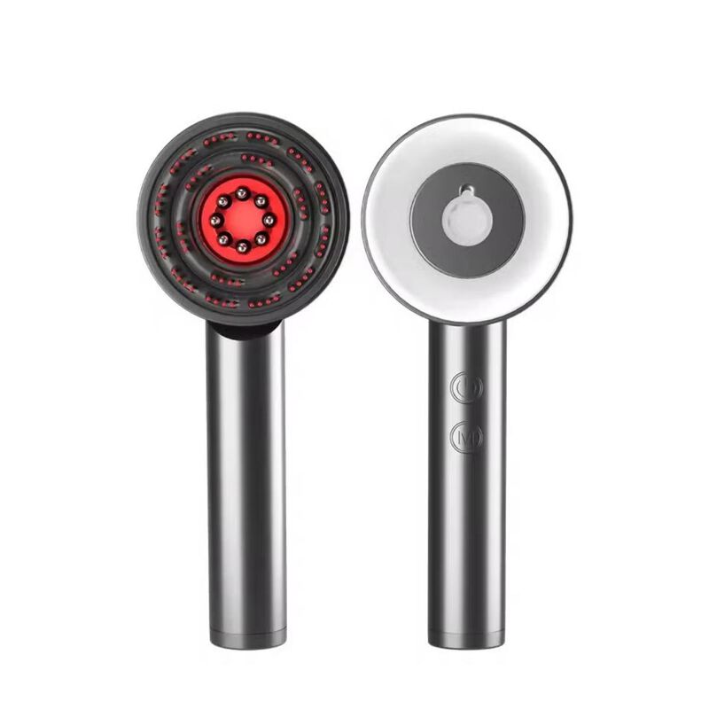 rhea beauty hair comb massage red and blue light medicated massage comb hair skin medicated antihair loss