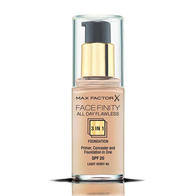 Facefinity All Day Flawless 3 in 1 Liquid Foundation max factor facefinity all day flawless 3 in 1 liquid foundation