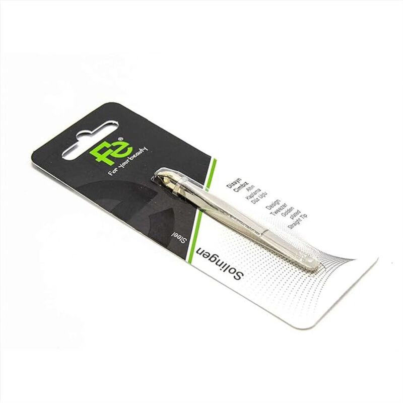 fe fe tweezers golden plated