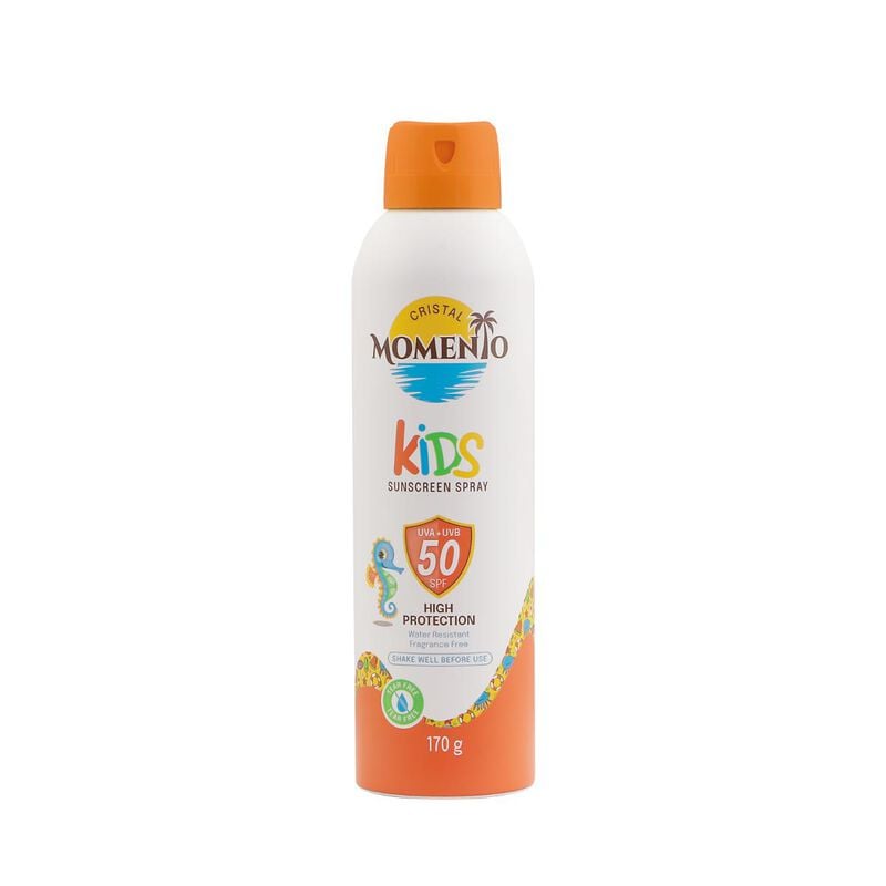 momento مومينتو بخاخ واقٍ من الشمس spf50 للأطفال سعة 170 جم