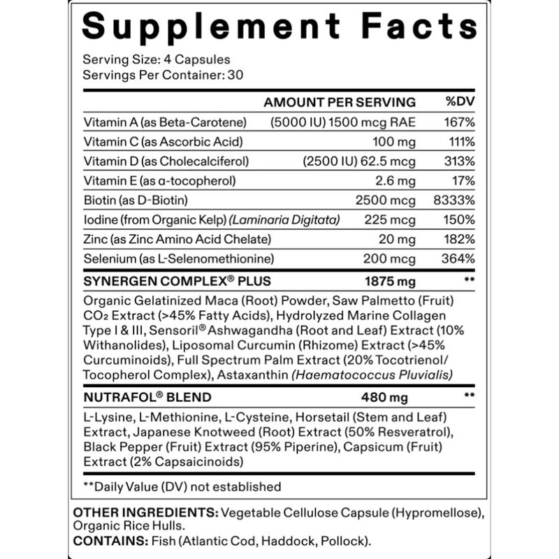 نوترافول مجموعة نمو الشعر الكاملة للنساء