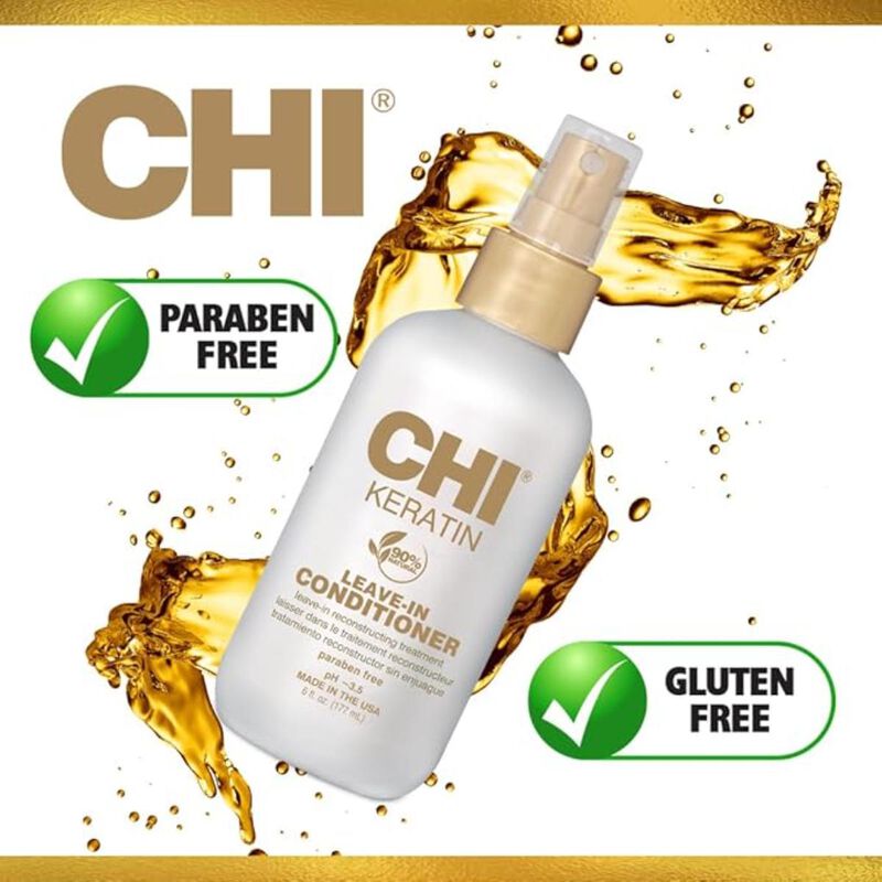 chi chi keratin weightless leavein cond. 6 oz.