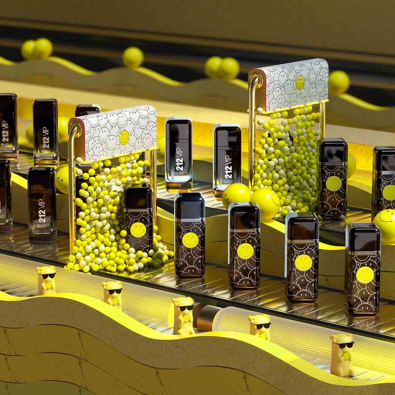 كارولينا هيريرا عطر 212 في أي بي بلاك سمايلي أو دو برفان 100مل