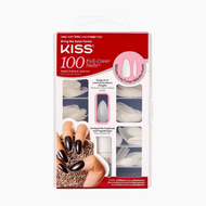 faces kiss 100 full cover nails long stiletto 6 pack