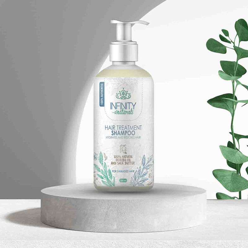 infinity natural infinity naturals hair treatment shampoo 100% natural jojoba oil  & shea butter