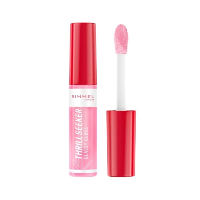rimmel thrill seeker glassy gloss 150 pink candy iv