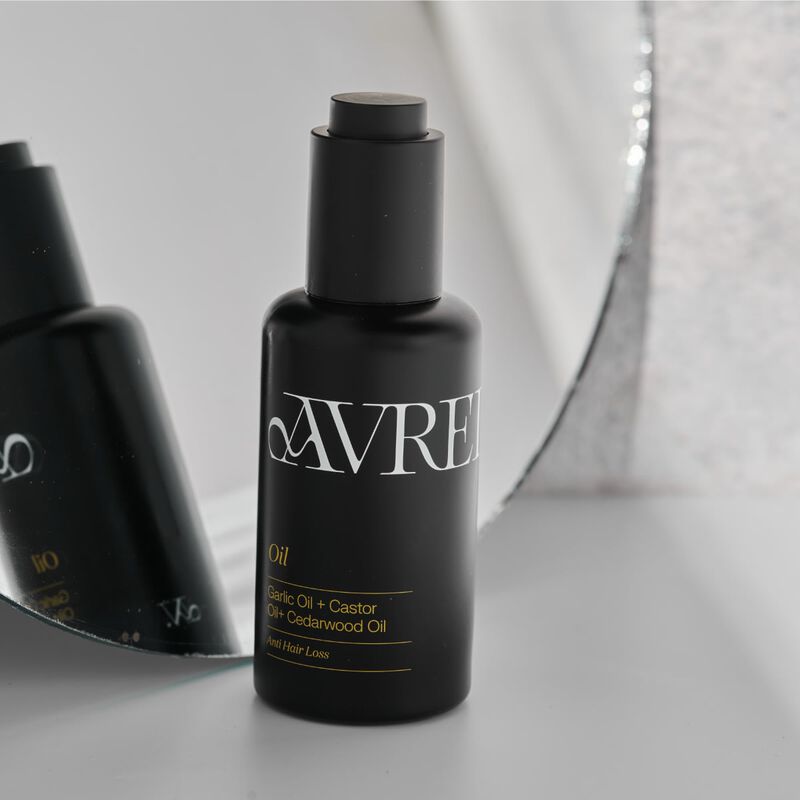 avrelle زيت الشعر بخلاصة زيت الثوم و زيت الخروع و خشب الارز
