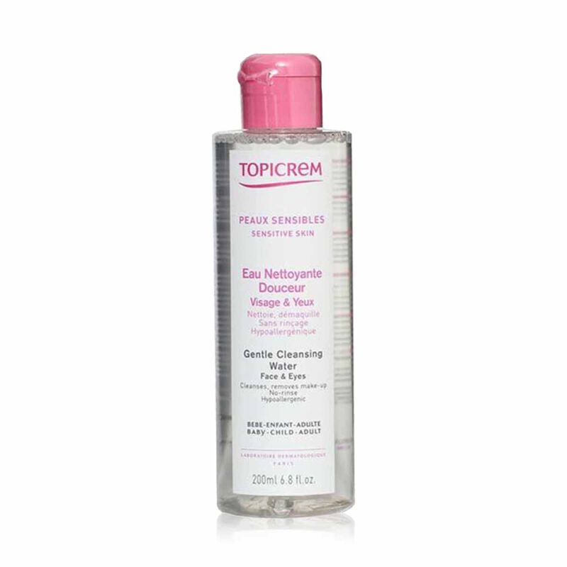 Topicrem Gentle Cleansing Water Face & Eyes-200 ml topicrem topicrem gentle cleansing water face & eyes200 ml