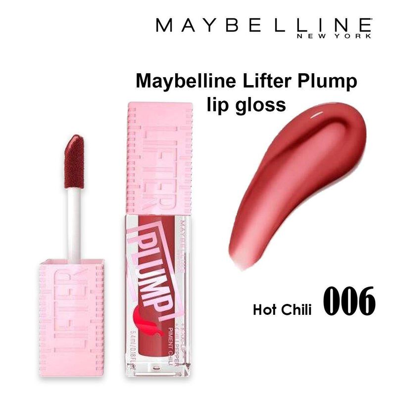maybelline new york lifter plump 006 hot chili nu