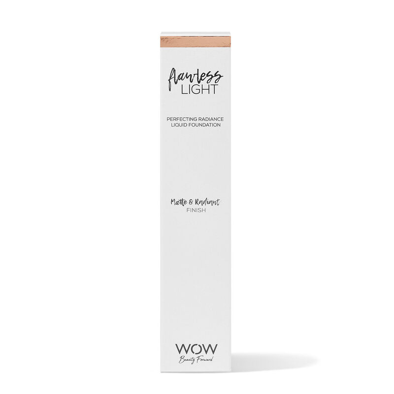 wow beauty flawless light perfecting radiance liquid foundation