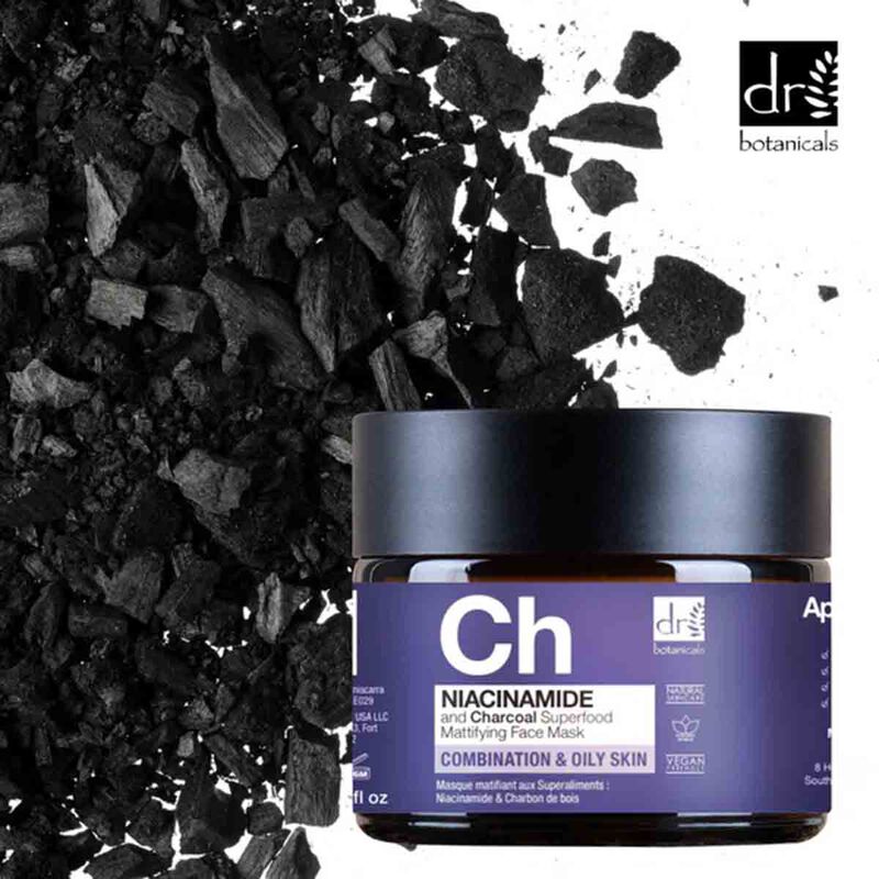 Charcoal Superfood Mattifying Face Mask dr. botanicals charcoal superfood mattifying face mask