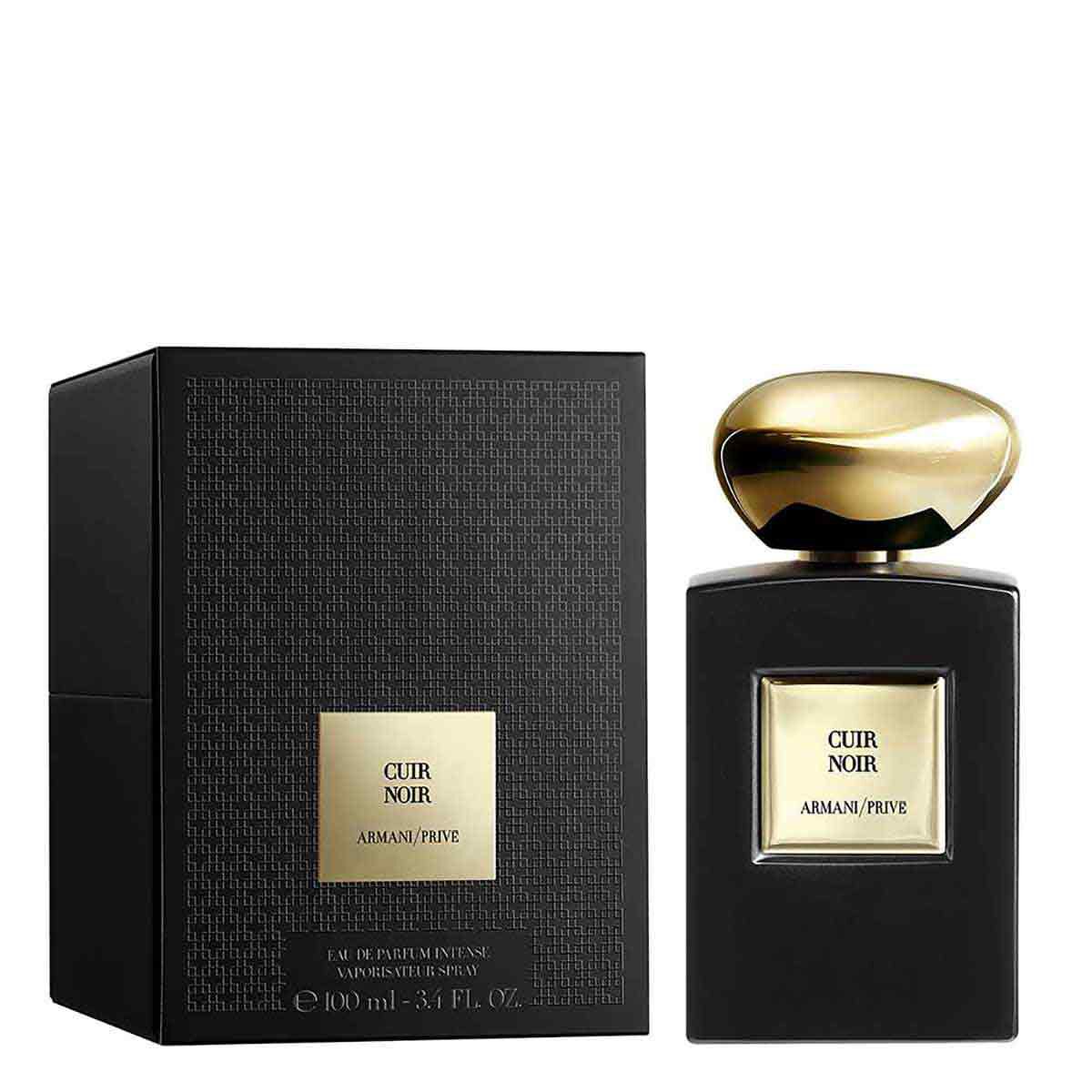 Giorgio armani cuir noir discount