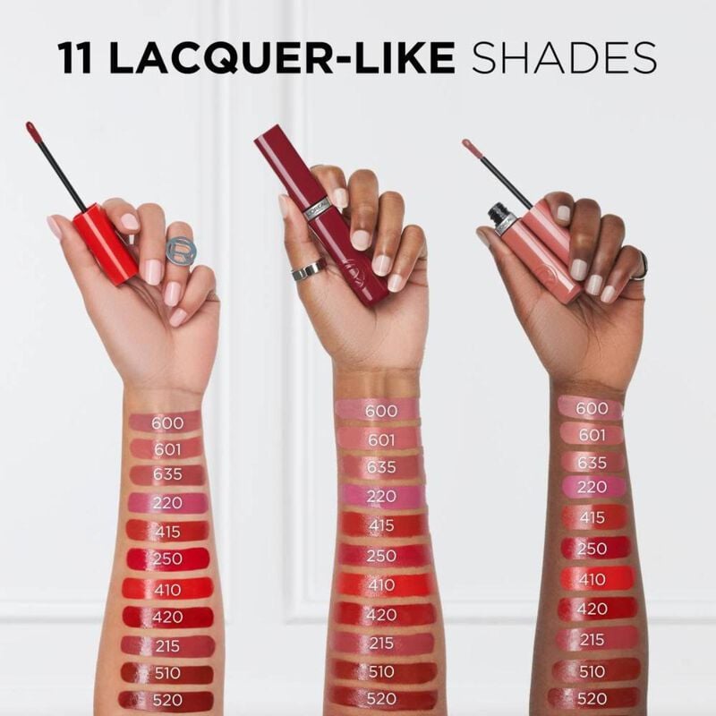 l'oreal paris infallible lacque resistance liquid lipstick 520