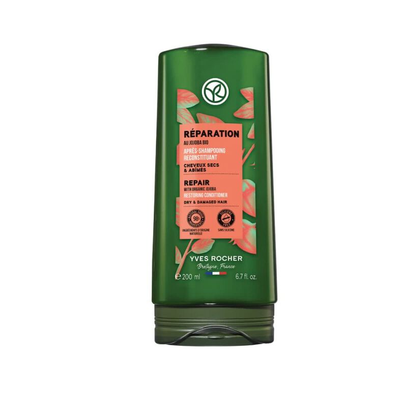 yves rocher restoring conditioner  repair with organic jojoba