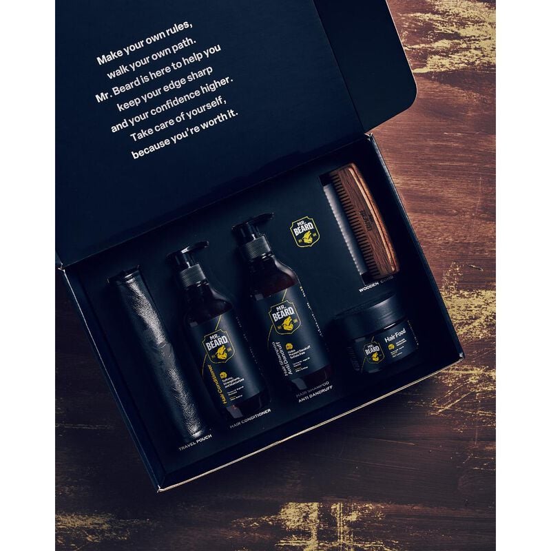 mr beard hair care kit