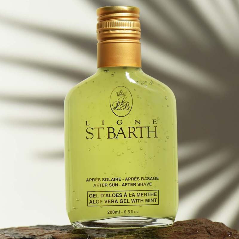 st barth aloe vera gel with mint after sunafter shave