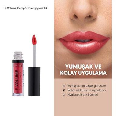 faces note le volume plump care lipgloss 04