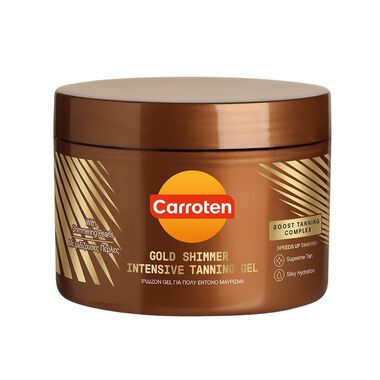 Carroten Gold Shimmer Intensive Tanning Gel 150ml faces carroten gold shimmer intensive tanning gel 150ml
