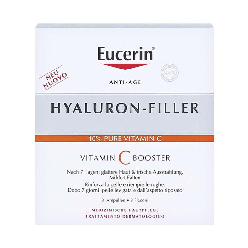 eucerin eucerin hyaluron filler vit c moisture booster 3x8ml