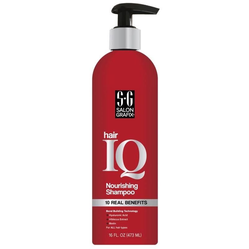 salongrafix hair iq nourishing shampoo – 10 benefits 473ml