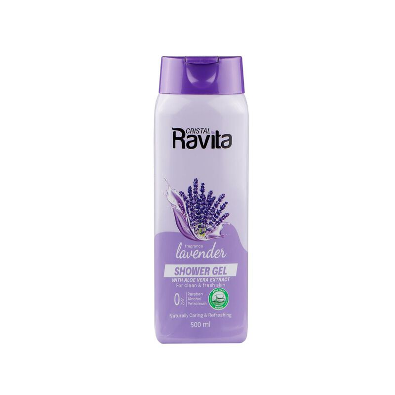 cristal ravita shower gel lavender 500ml