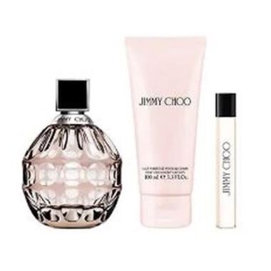faces jimmy choo women gift set  edp 100ml   mini 7 5ml   body lotion 100ml