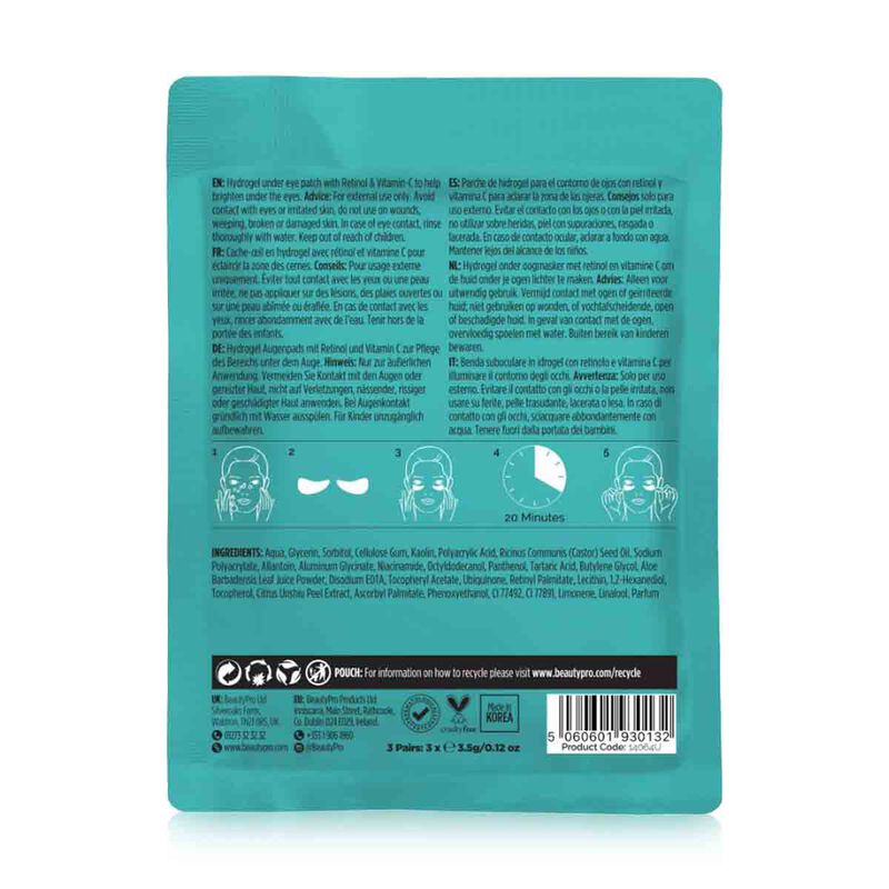 beautypro retinol under eye mask patch (3 pairs)