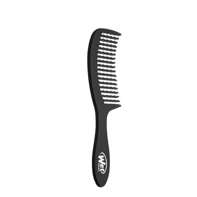 wet brush detangling comb black