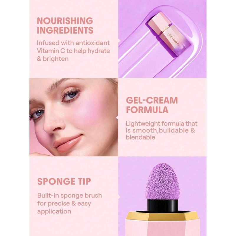 sheglam sheglam color bloom liquid blushlilac dream