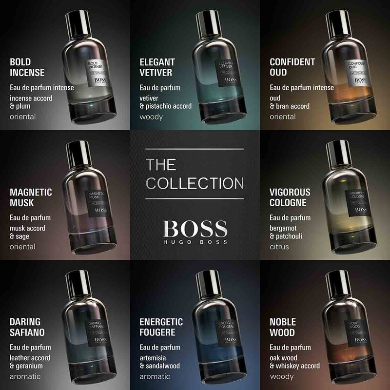 هيوغو بوس عطر أو دو برفان كونفدنت عود من مجموعة بوس 100مل