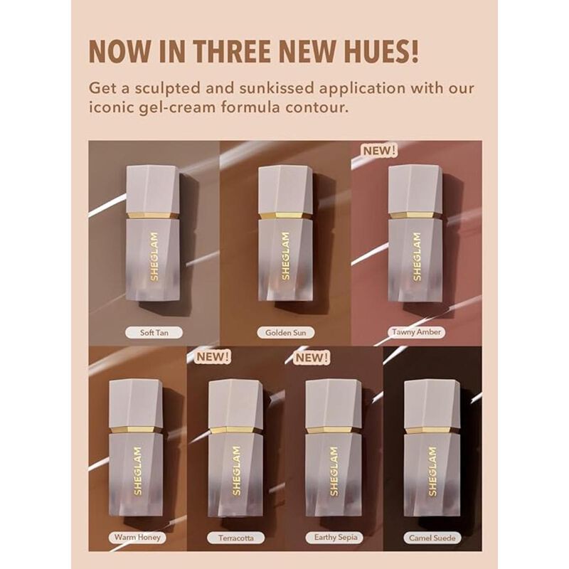 sheglam sheglam sun sculpt liquid contourtawny amber