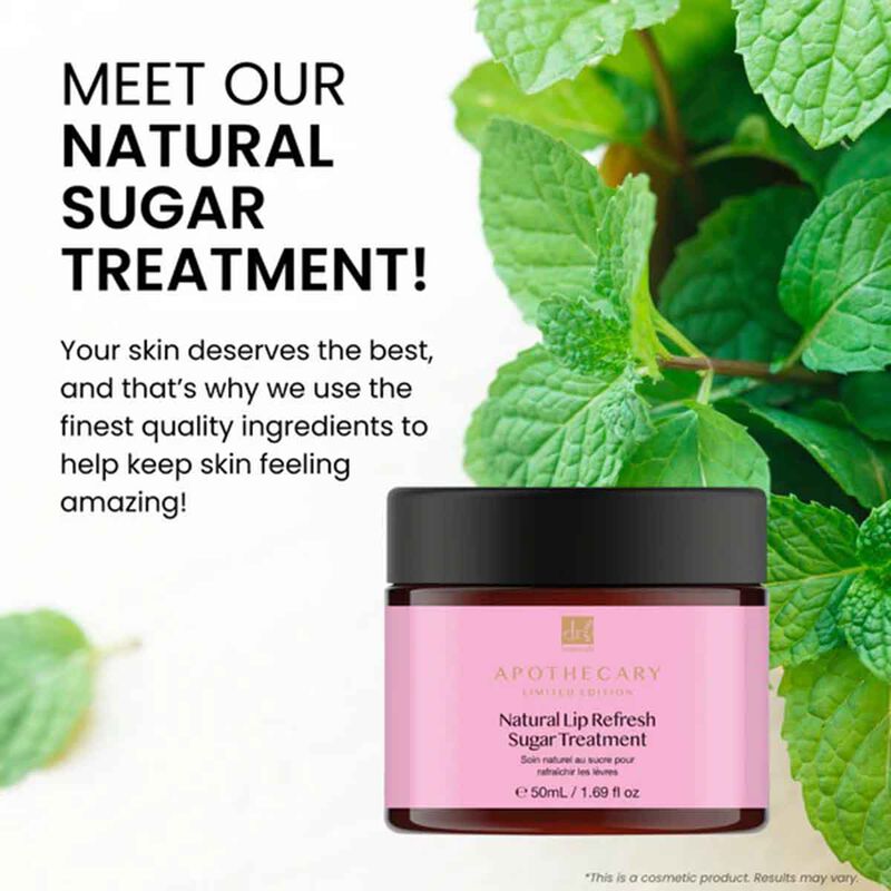 Natural Lip Refresh Sugar Treatment dr. botanicals natural lip refresh sugar treatment
