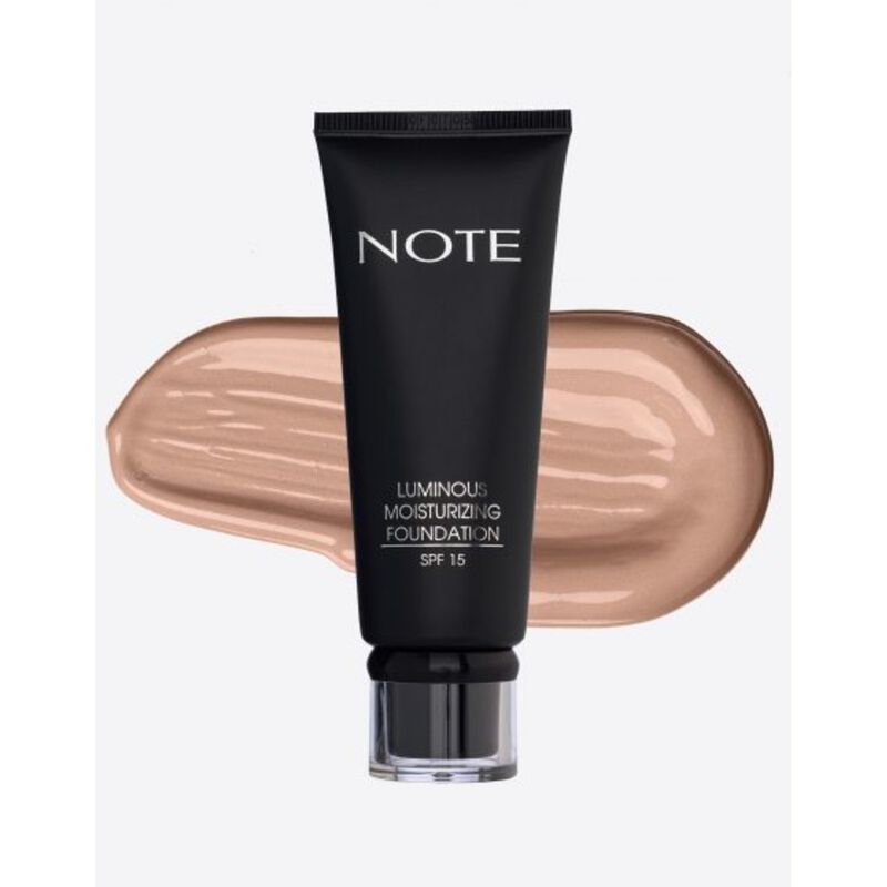note note luminous moisturizing foundation 106