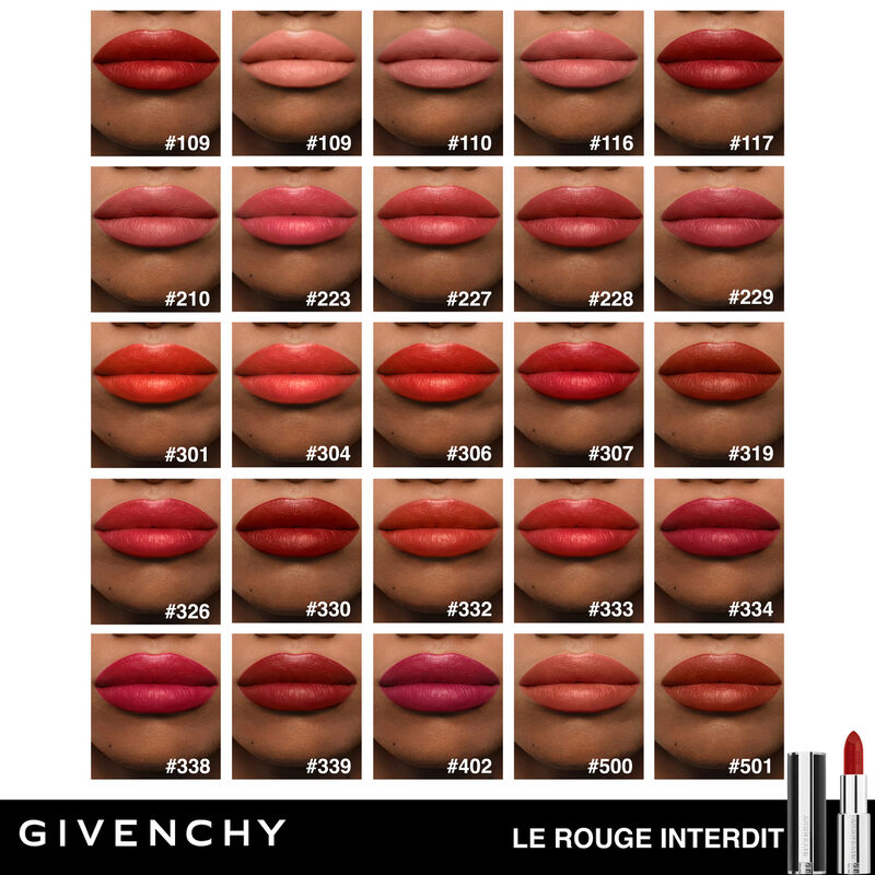 givenchy le rouge interdit intense silk lipstick